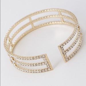 Rhinestone Wall Inspired Bracelet
